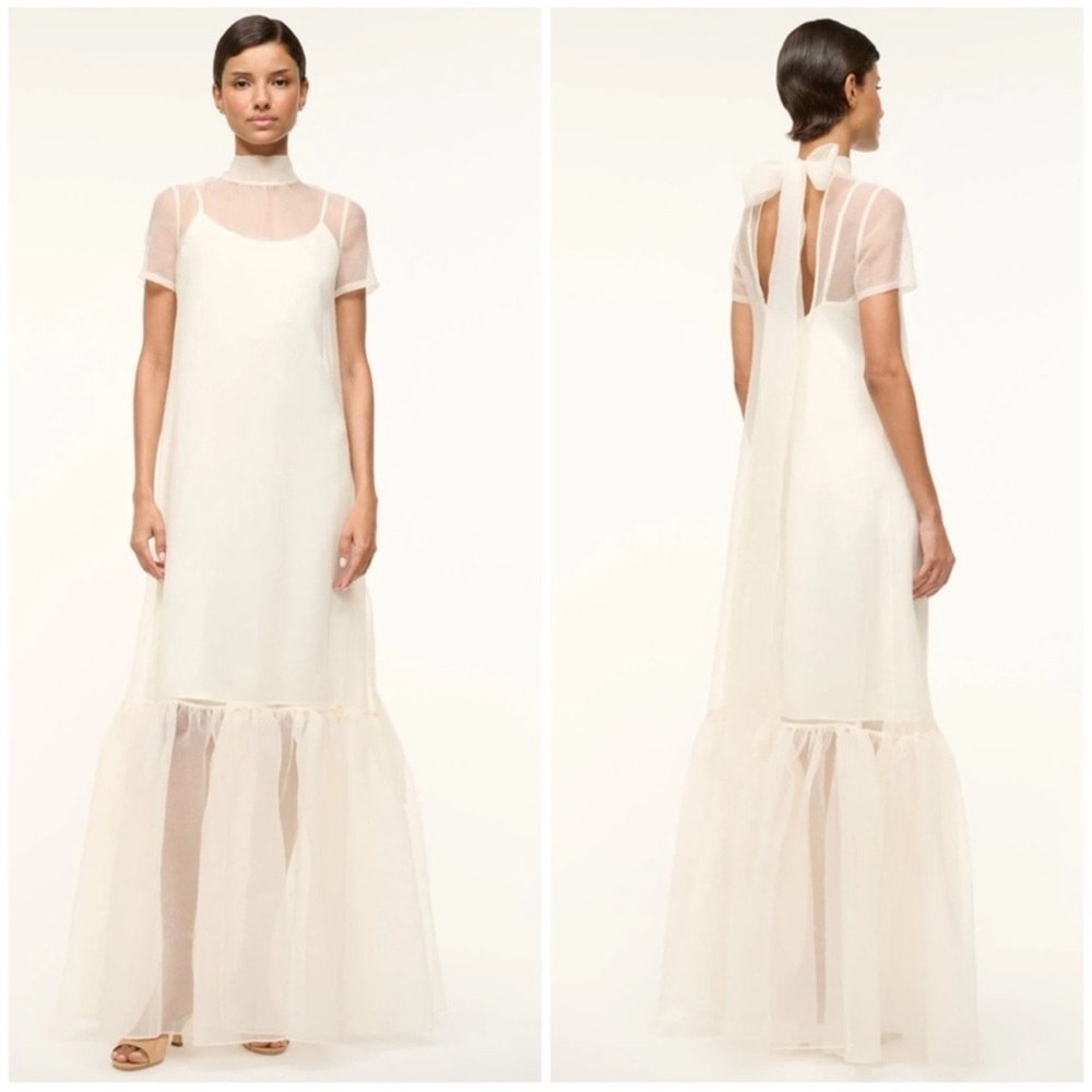 STAUD White Polyester Garment